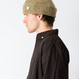 Mohair Rib Beanie - Sage Mohair