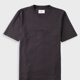 Kontrastfarbenes T-Shirt mit Ärmeln - Black Coffee