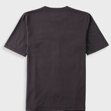 Kontrastfarbenes T-Shirt mit Ärmeln - Black Coffee