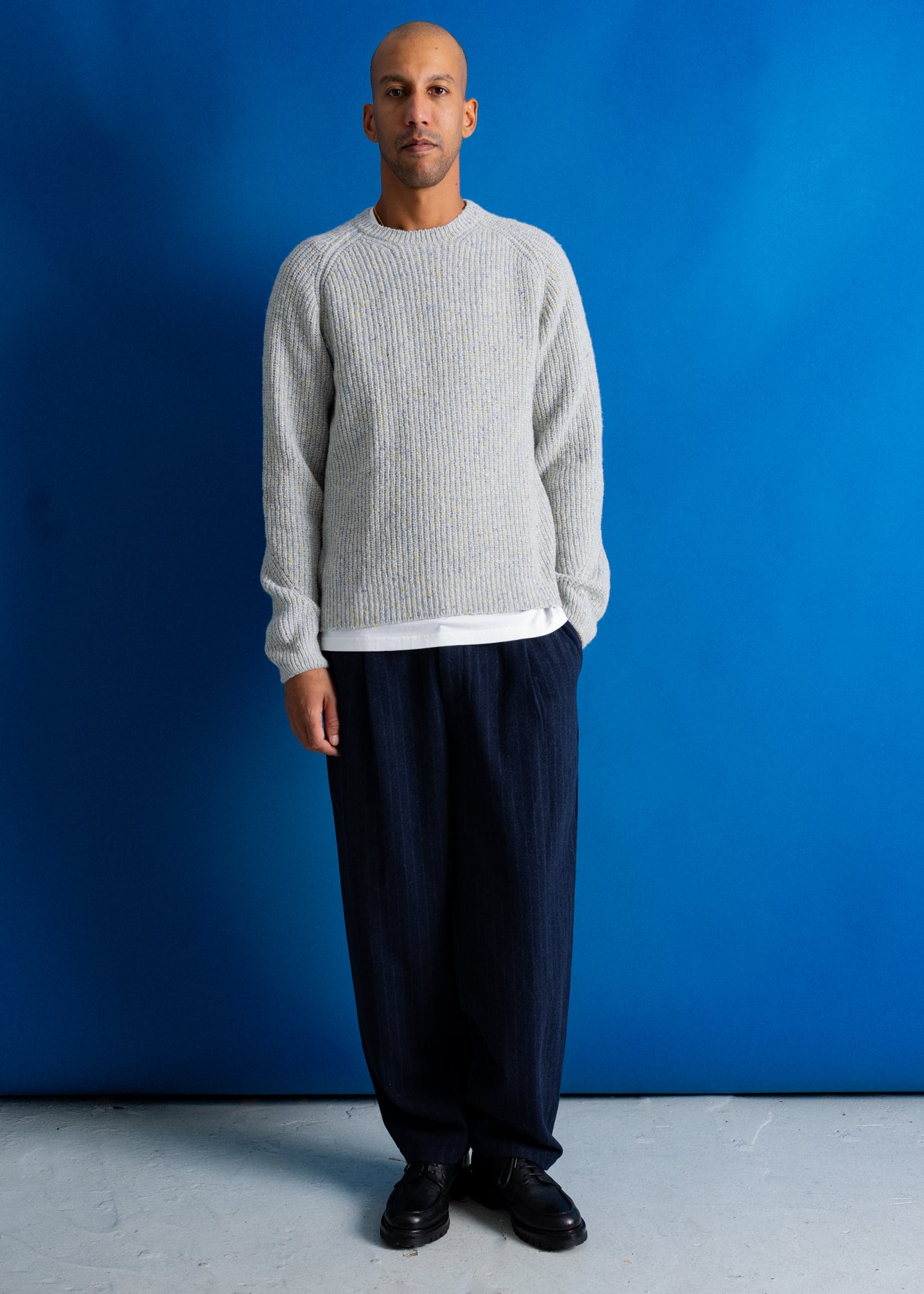 Folk | Folk Direction Jumper - Pale Blue Nep