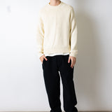 Überschnittenes Sweatshirt - Ecru