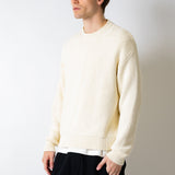 Überschnittenes Sweatshirt - Ecru