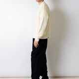 Überschnittenes Sweatshirt - Ecru