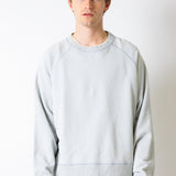 Engineered Raglan-Sweatshirt – Eisblaues Nep