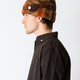Fleece Beanie - Rust Multi Jacquard