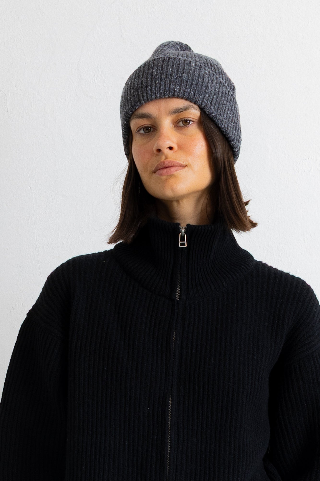 Folk | Folk Shin Beanie - Charcoal