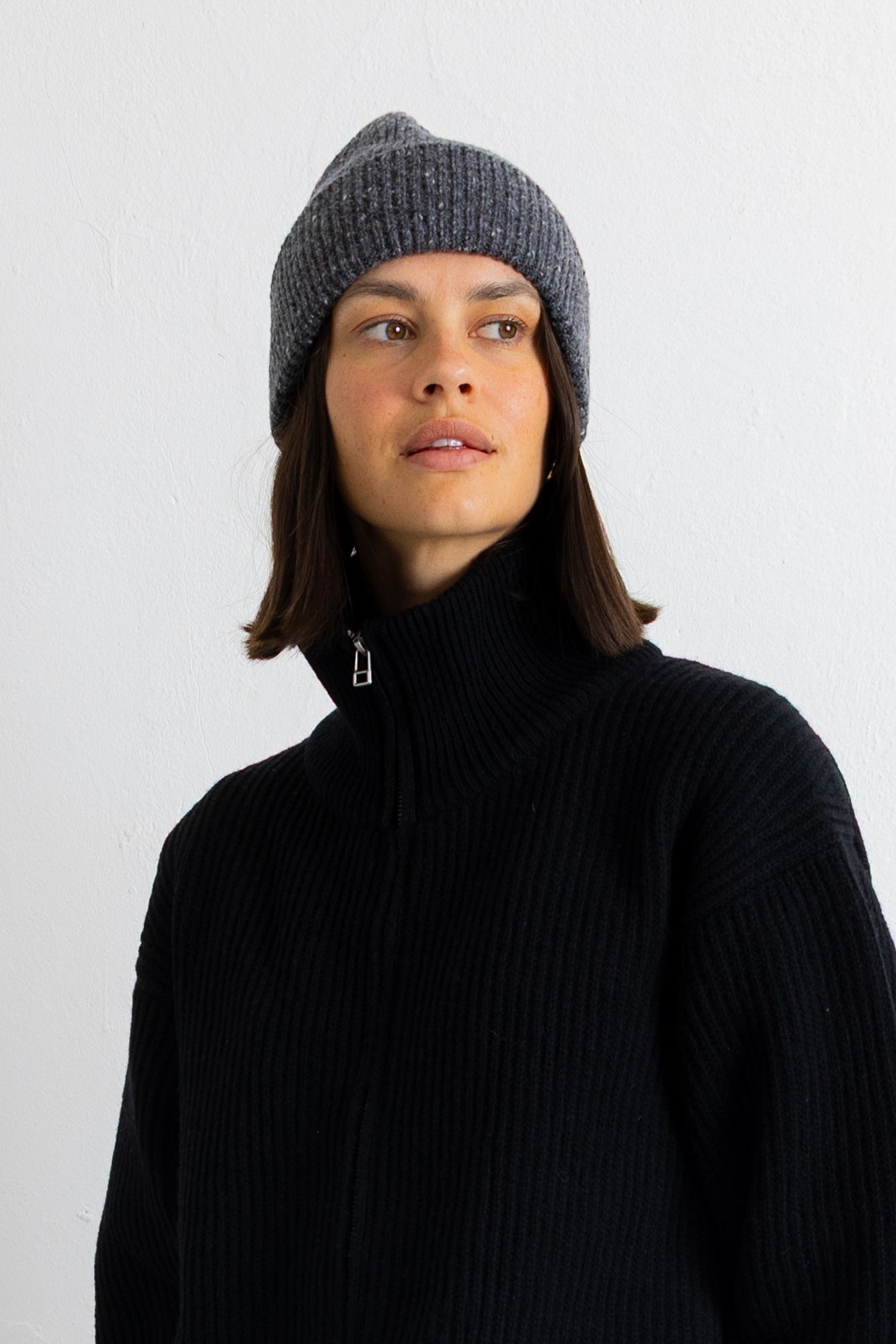 Folk | Folk Shin Beanie - Charcoal