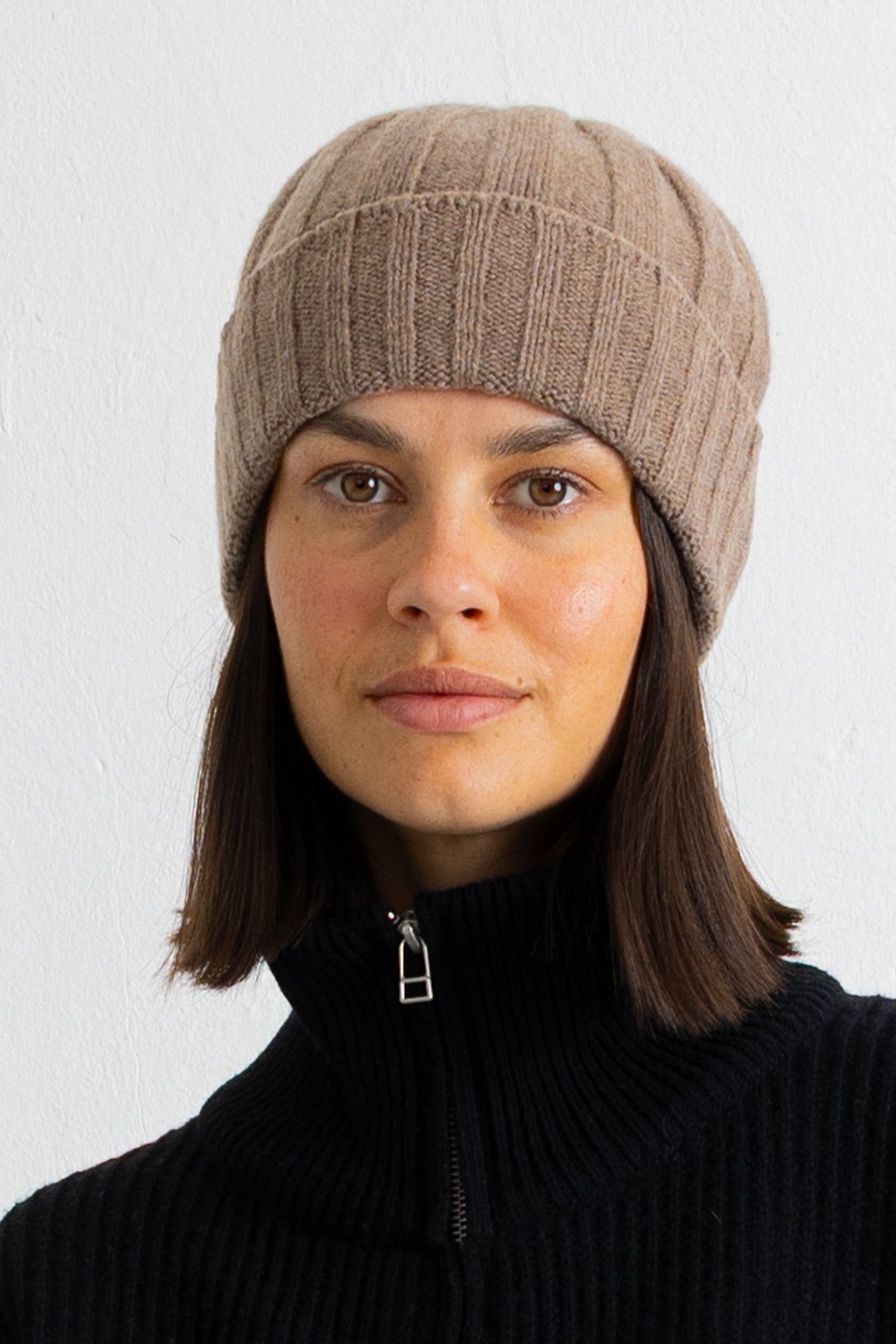 Lushan Seamless Beanie - Camel
