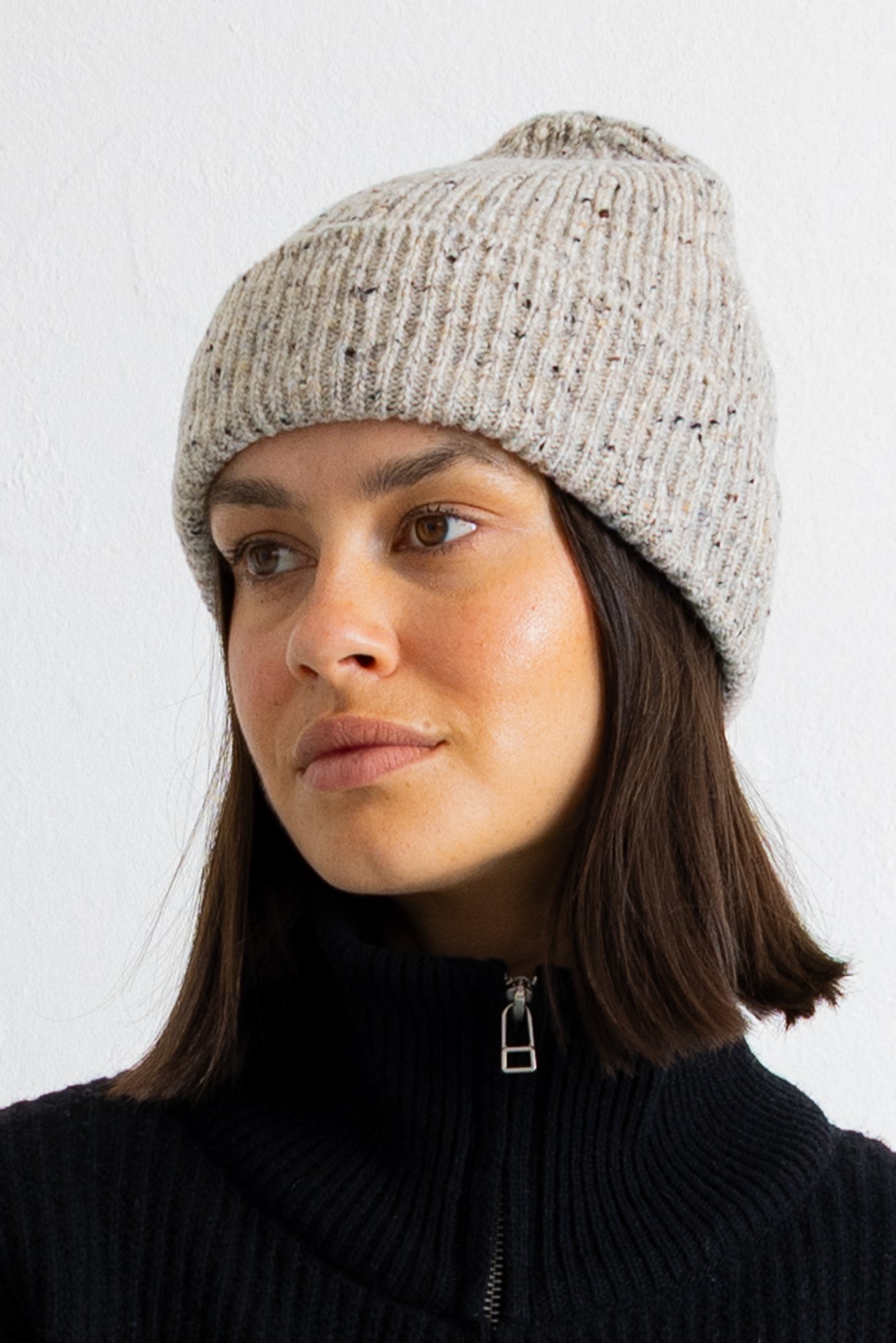 Folk Folk Shin Beanie - Oat