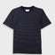 Folk | Folk 1x1 Striped T-Shirt - Black / Charcoal