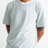 Folk | Folk 1x1 Striped T-Shirt - Blue Oxide / Ecru