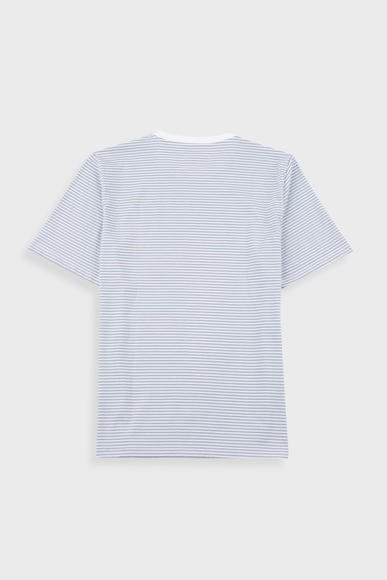 Folk | Folk 1x1 Striped T-Shirt - Blue Oxide / Ecru