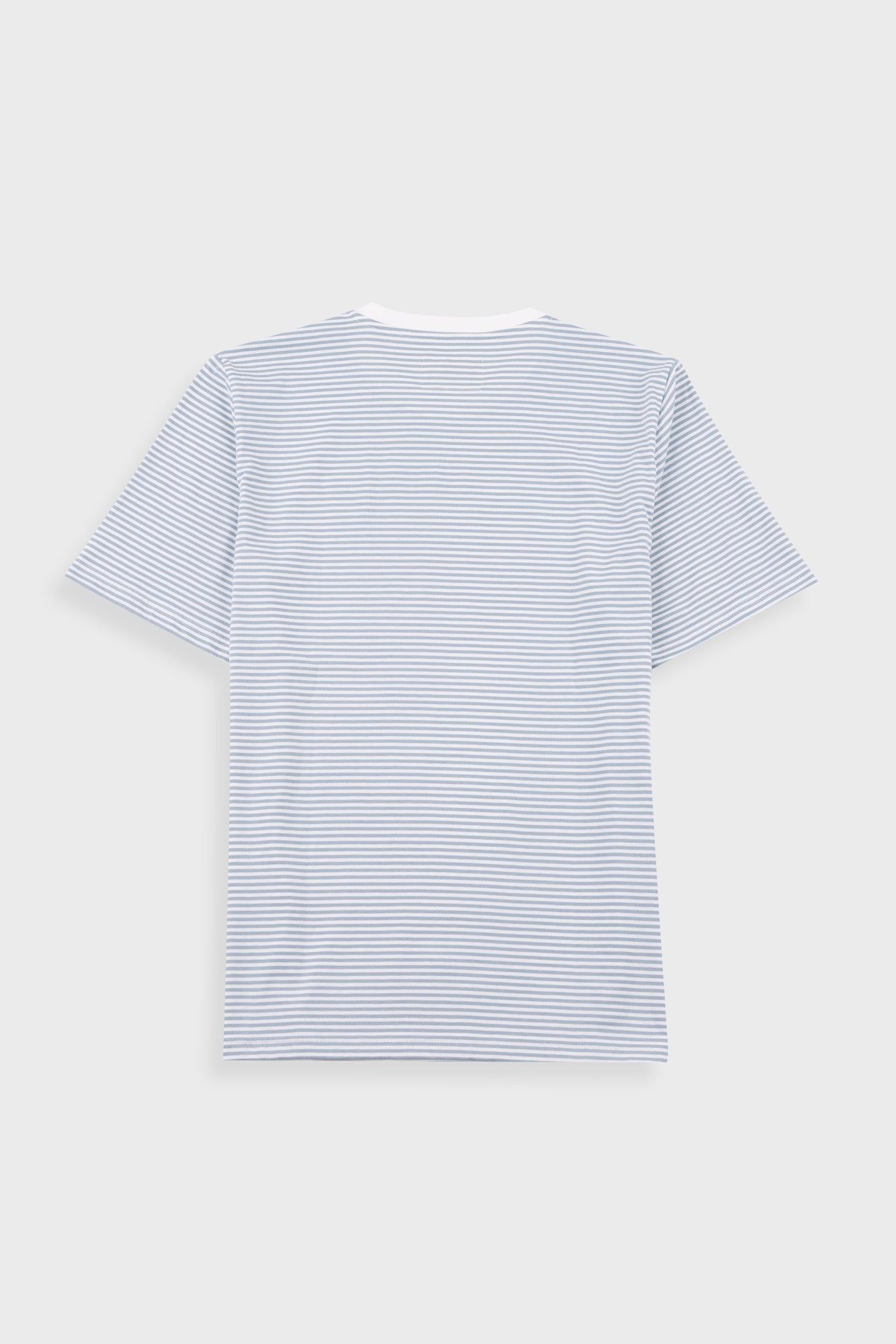 Folk | Folk 1x1 Striped T-Shirt - Blue Oxide / Ecru