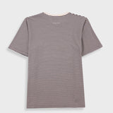 Folk | Folk 1x1 Striped T-Shirt - Espresso / Stone
