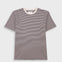 Folk | Folk 1x1 Striped T-Shirt - Espresso / Stone
