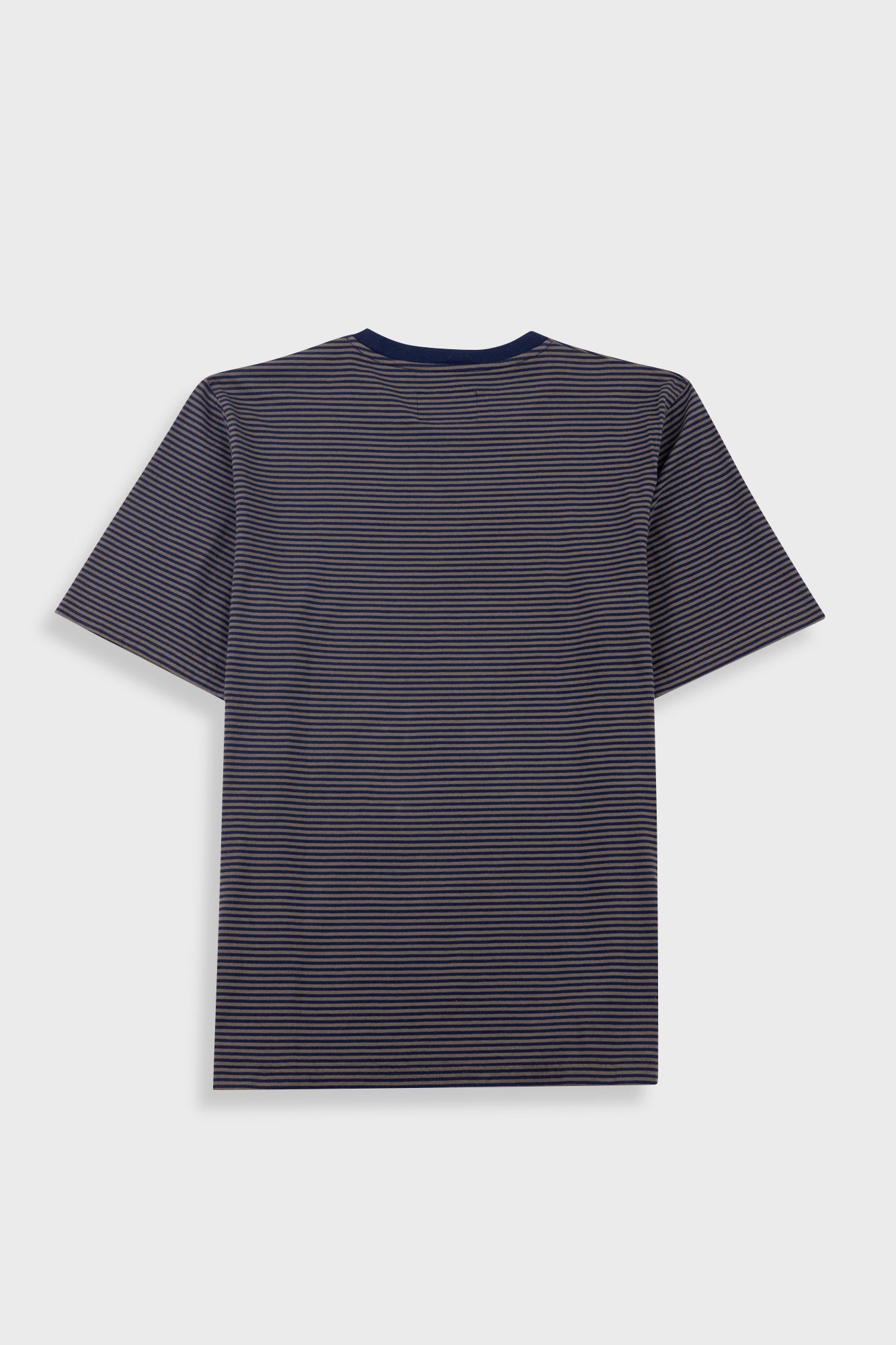 Folk | Folk 1x1 Striped T-Shirt - Navy / Olive