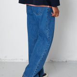 Folk | Folk Relaxed 5 Pocket Jean - Mid Wash Denim