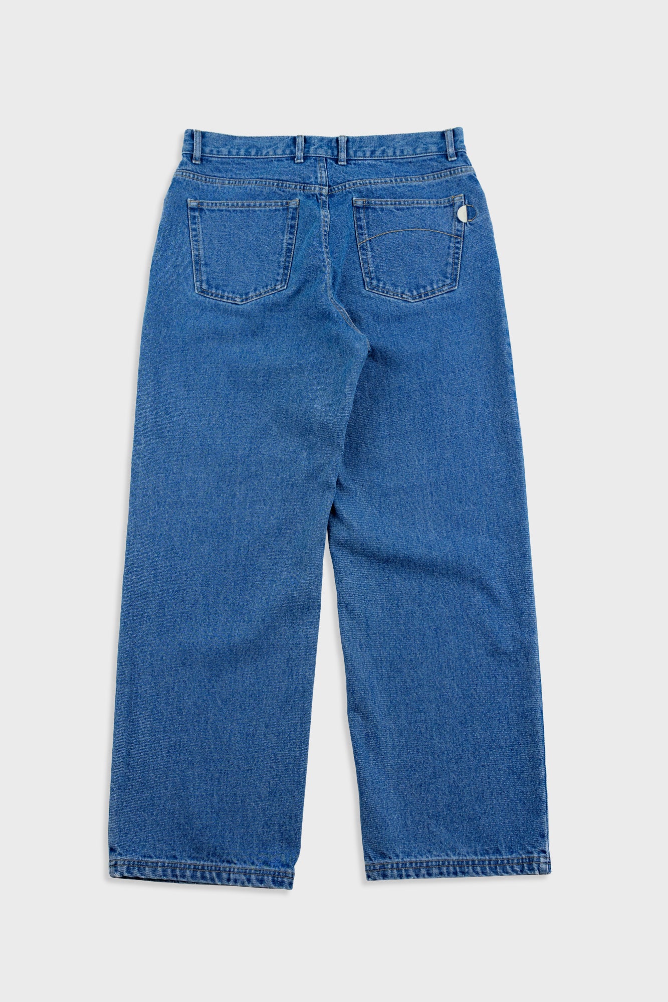 Folk | Folk Relaxed 5 Pocket Jean - Mid Wash Denim