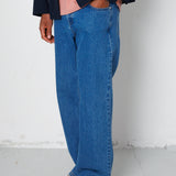 Folk | Folk Relaxed 5 Pocket Jean - Mid Wash Denim