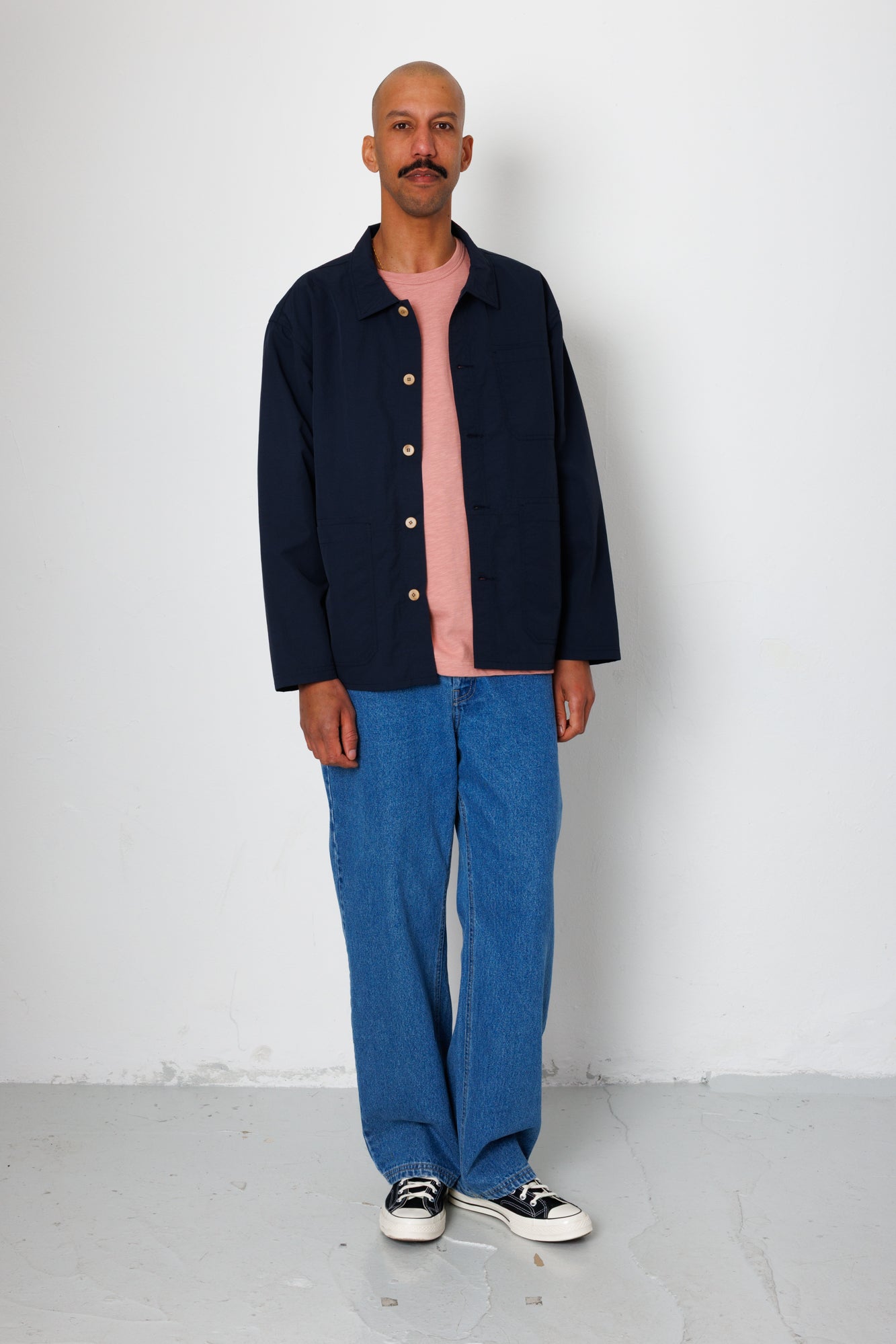Folk | Folk Relaxed 5 Pocket Jean - Mid Wash Denim