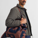 Tote Bag - Espresso / Navy