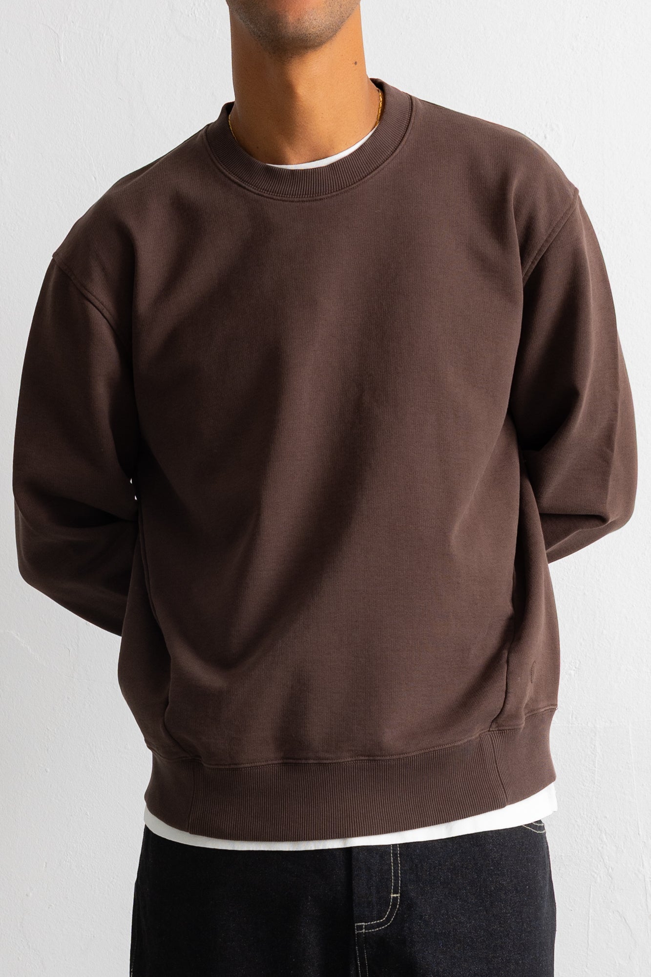 Folk | Folk Anniversary Sweat - Espresso