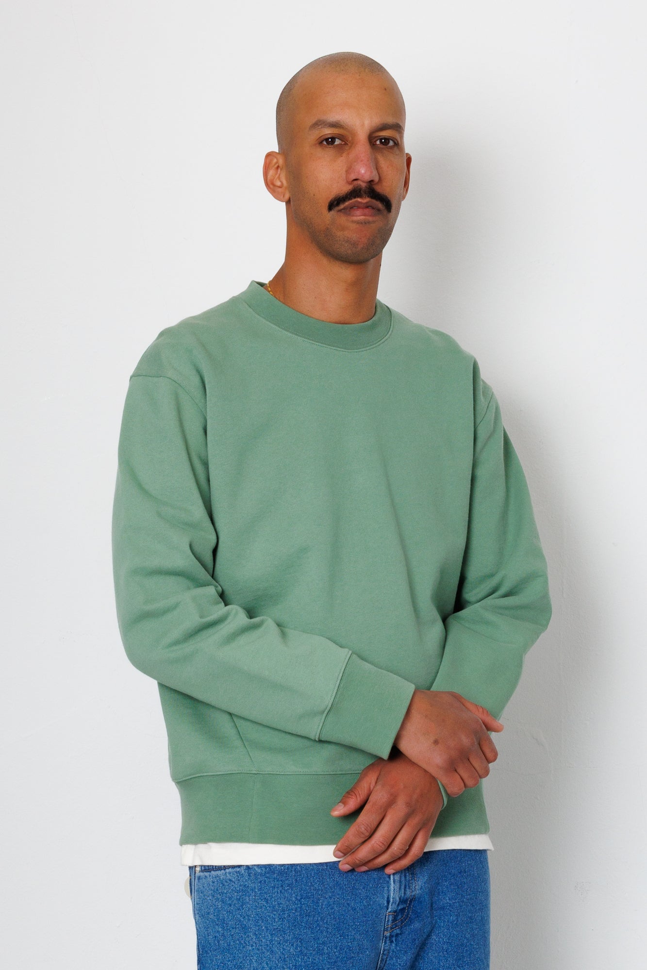 Folk | Folk Anniversary Sweat - Soft Green