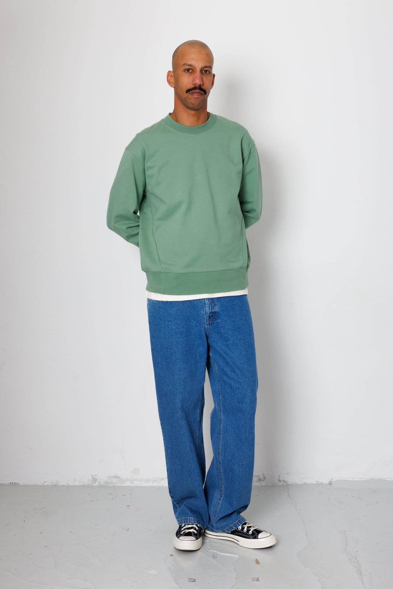 Folk | Folk Anniversary Sweat - Soft Green