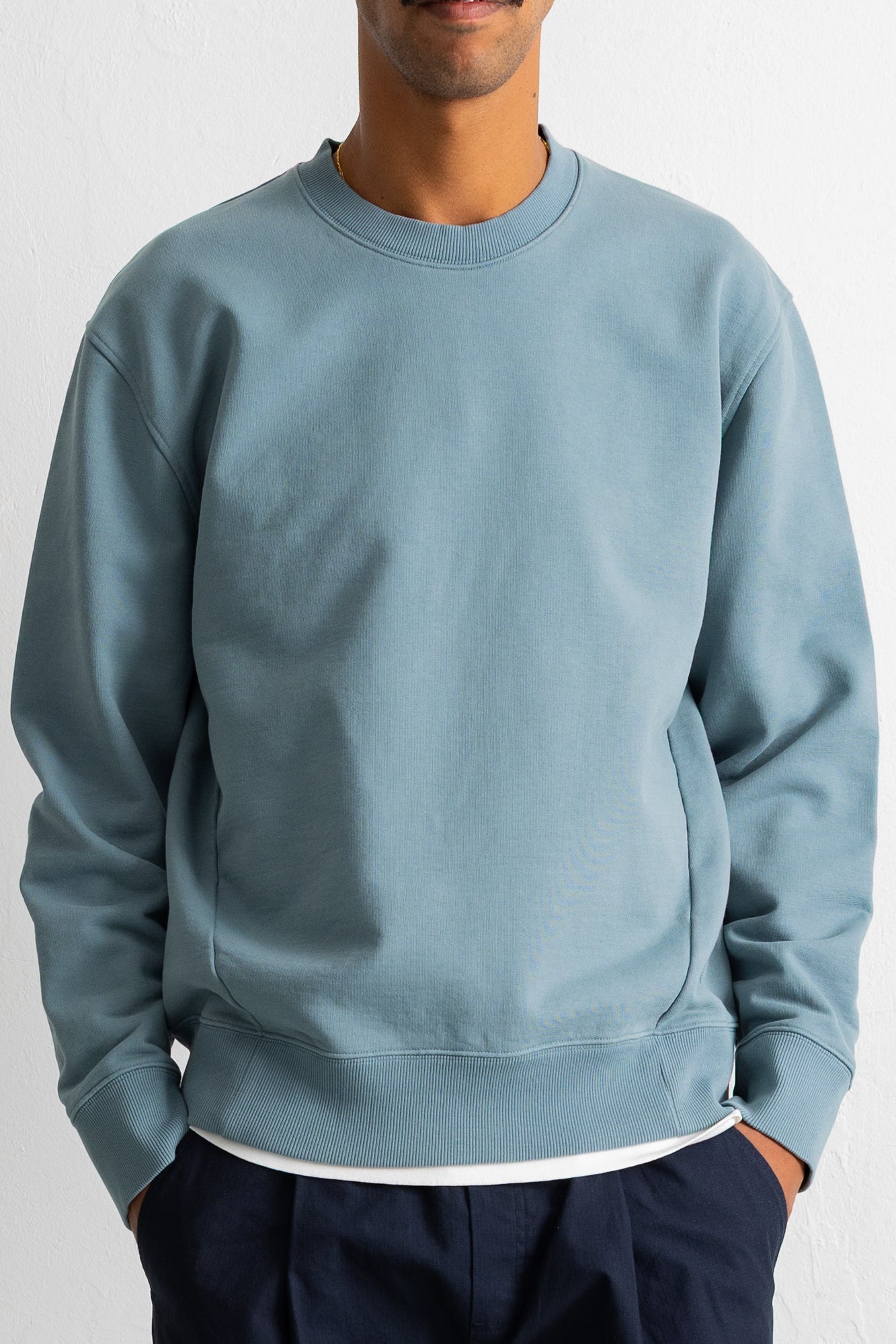 Folk | Folk Anniversary Sweat - Green Oxide