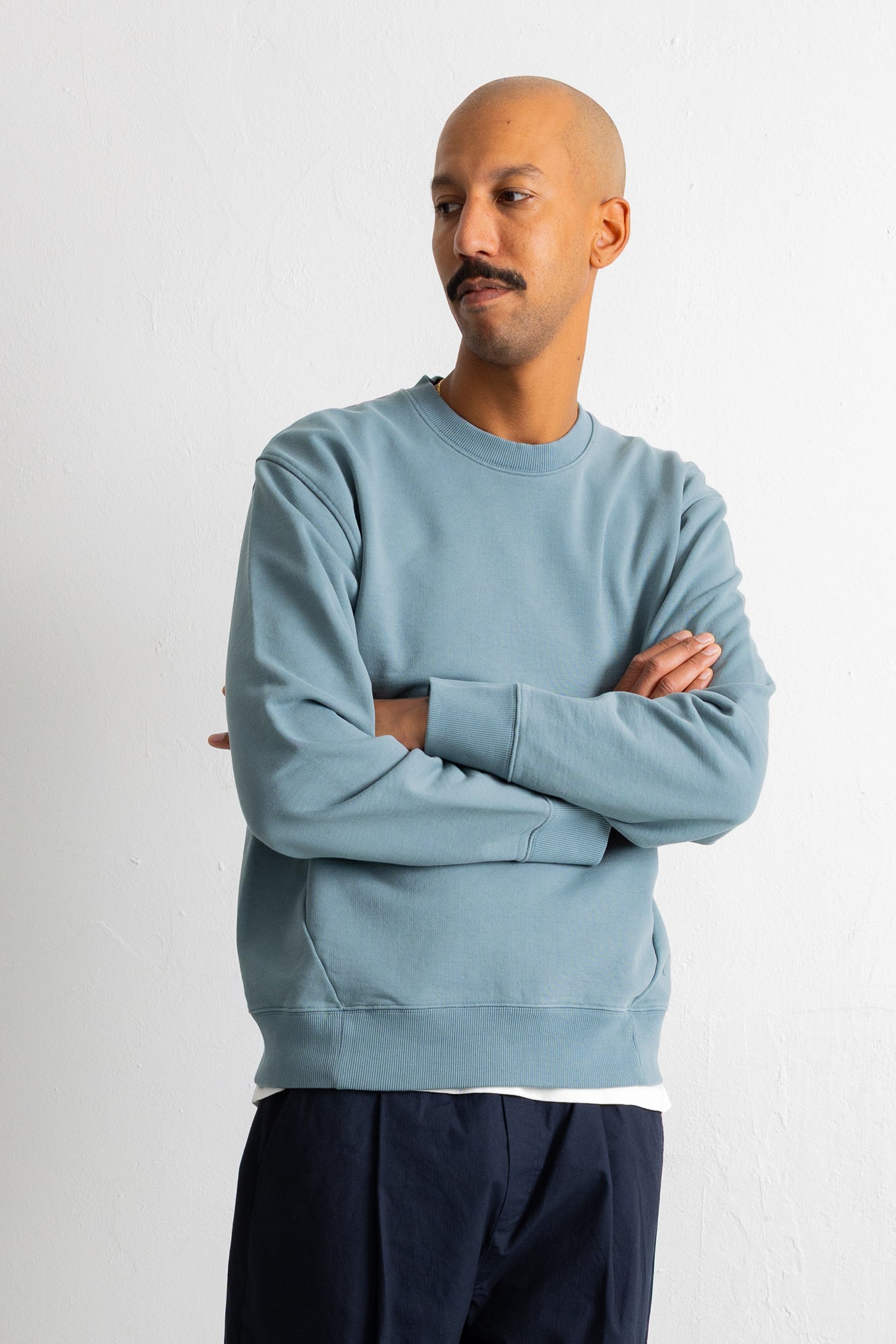 Folk | Folk Anniversary Sweat - Green Oxide