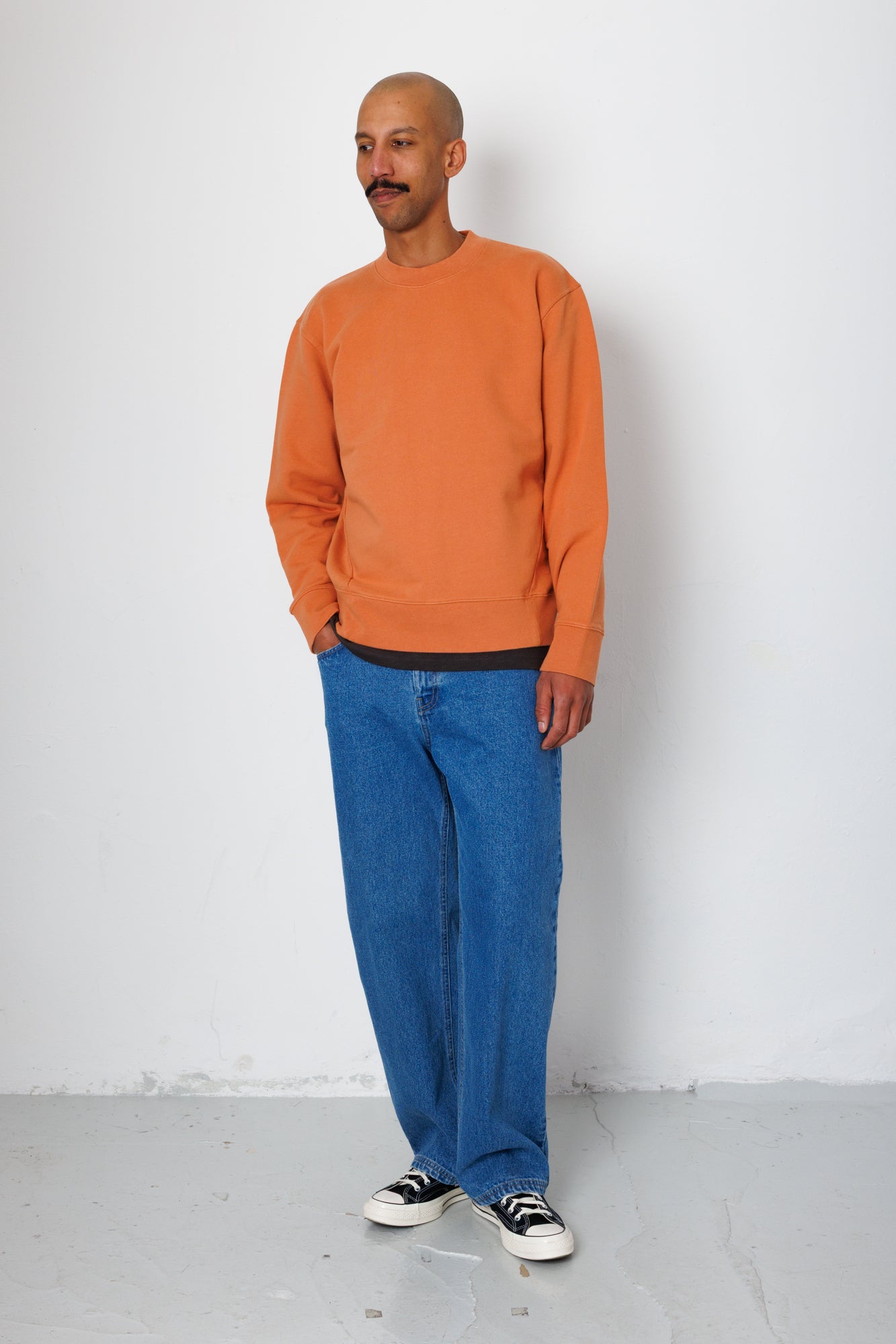 Folk | Folk Anniversary Sweat - Mango