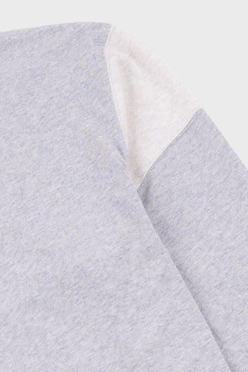 Folk | Folk Long Sleeve Arc T-Shirt - Grey / Ecru Melange