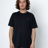 Folk | Folk Arch Embroidery T-Shirt - Black