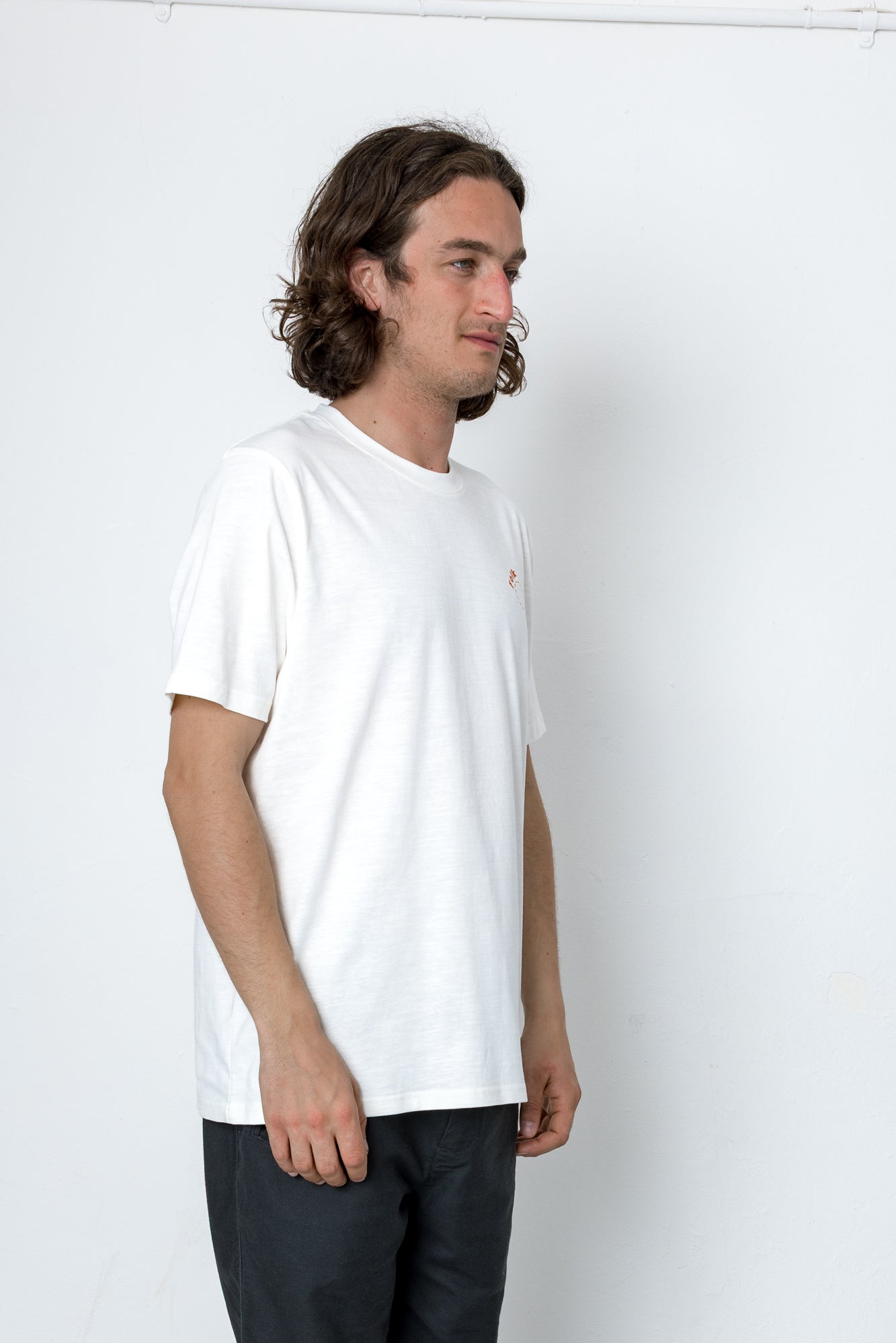 Folk | Folk Arch Embroidery T-Shirt - Ecru