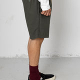 Darwin Crinkle Assembly Short - Choco Green