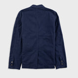 Folk | Folk Assembly Blazer - Soft Navy Mini Stripe
