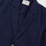 Folk | Folk Assembly Blazer - Navy Bronze Brushed Stripe