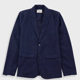 Folk | Folk Assembly Blazer - Navy Bronze Brushed Stripe