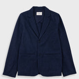 Folk | Folk Assembly Blazer - Dark Navy Melange Wool