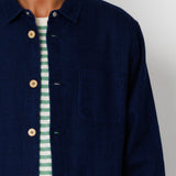Folk | Folk Assembly Jacket - Indigo Basketweave