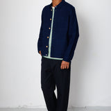 Folk | Folk Assembly Jacket - Indigo Basketweave