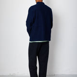 Folk | Folk Assembly Jacket - Indigo Basketweave