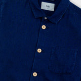 Folk | Folk Assembly Jacket - Indigo Basketweave