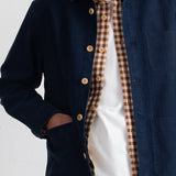 Assembly Jacket - Deep Indigo Herringbone