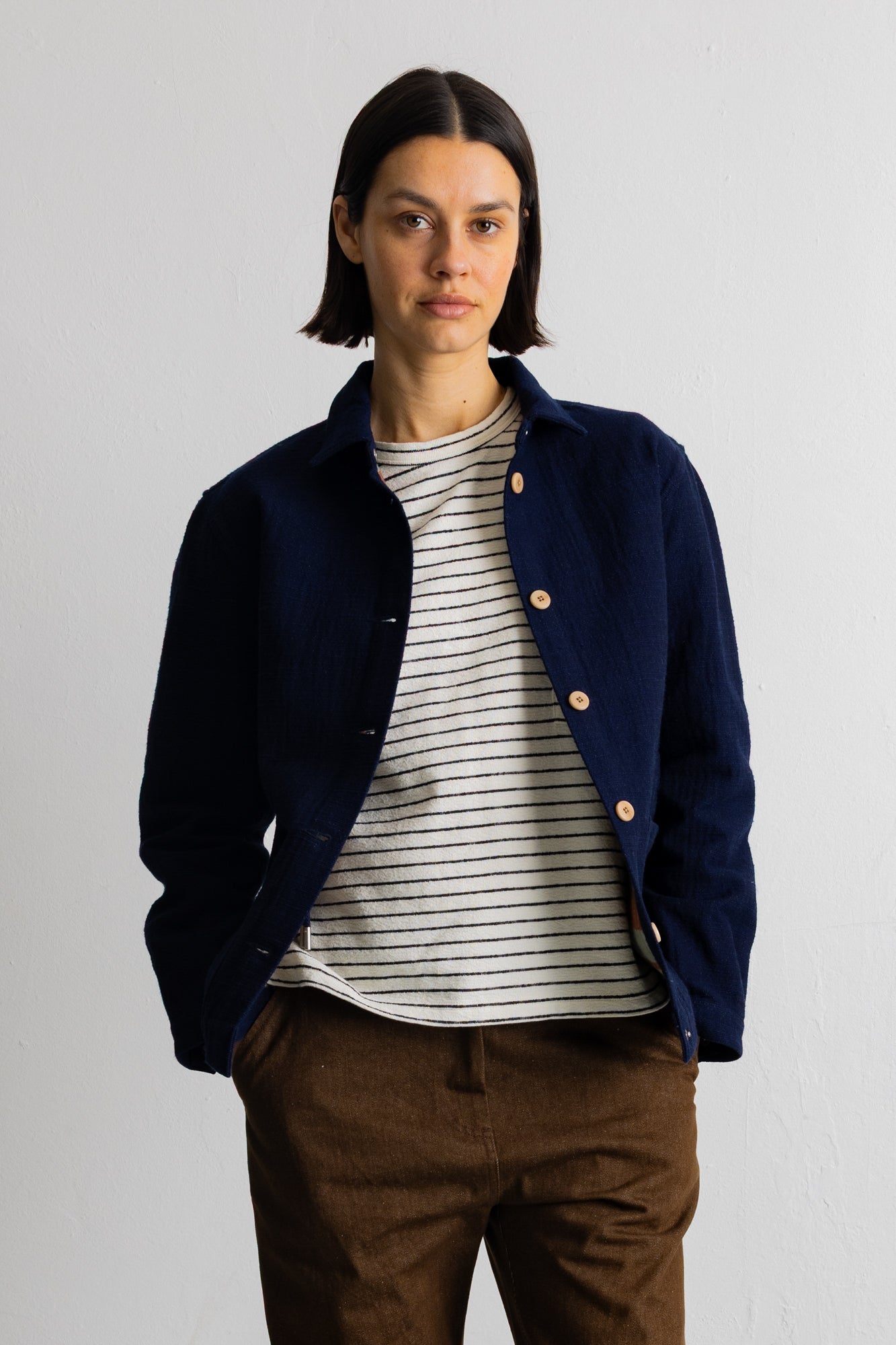 Women's Assembly Jacket - Indigo Texture