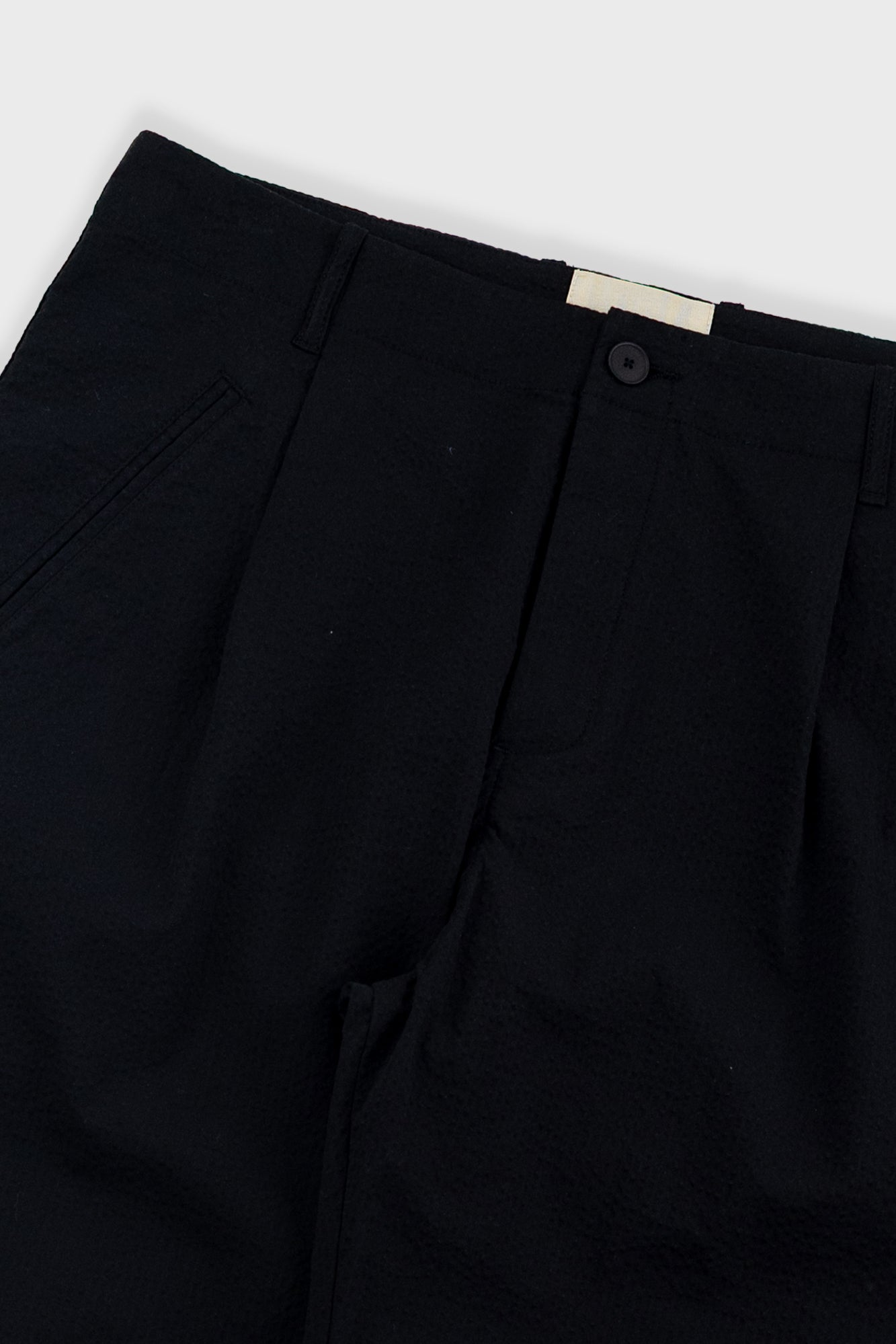 Folk | Folk Assembly Pant - Black Seersucker