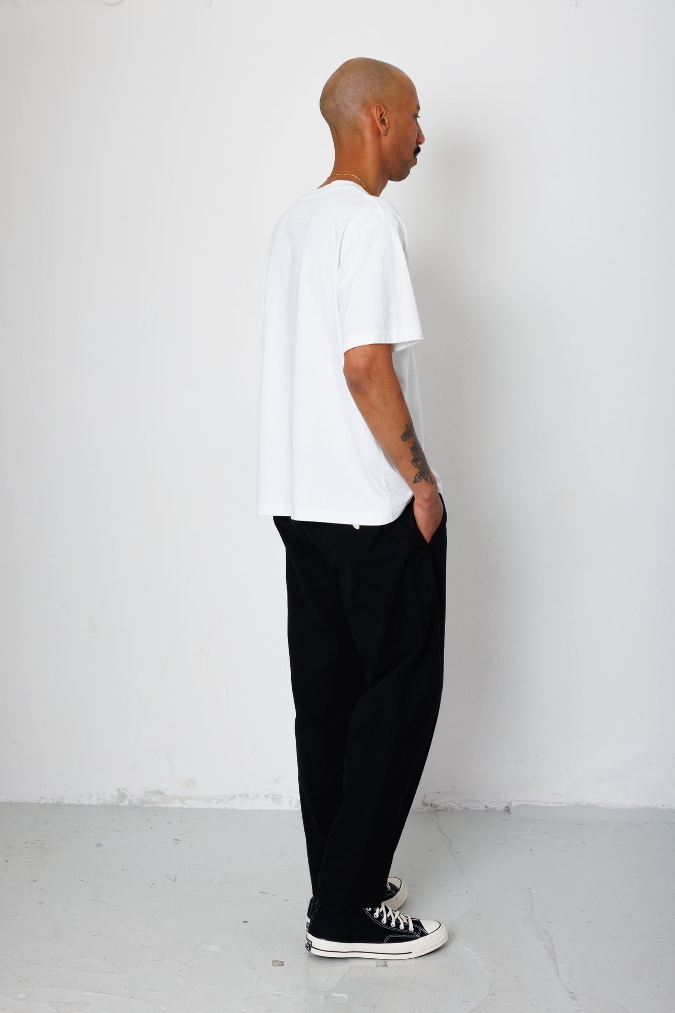 Folk | Folk Assembly Pant - Black Seersucker