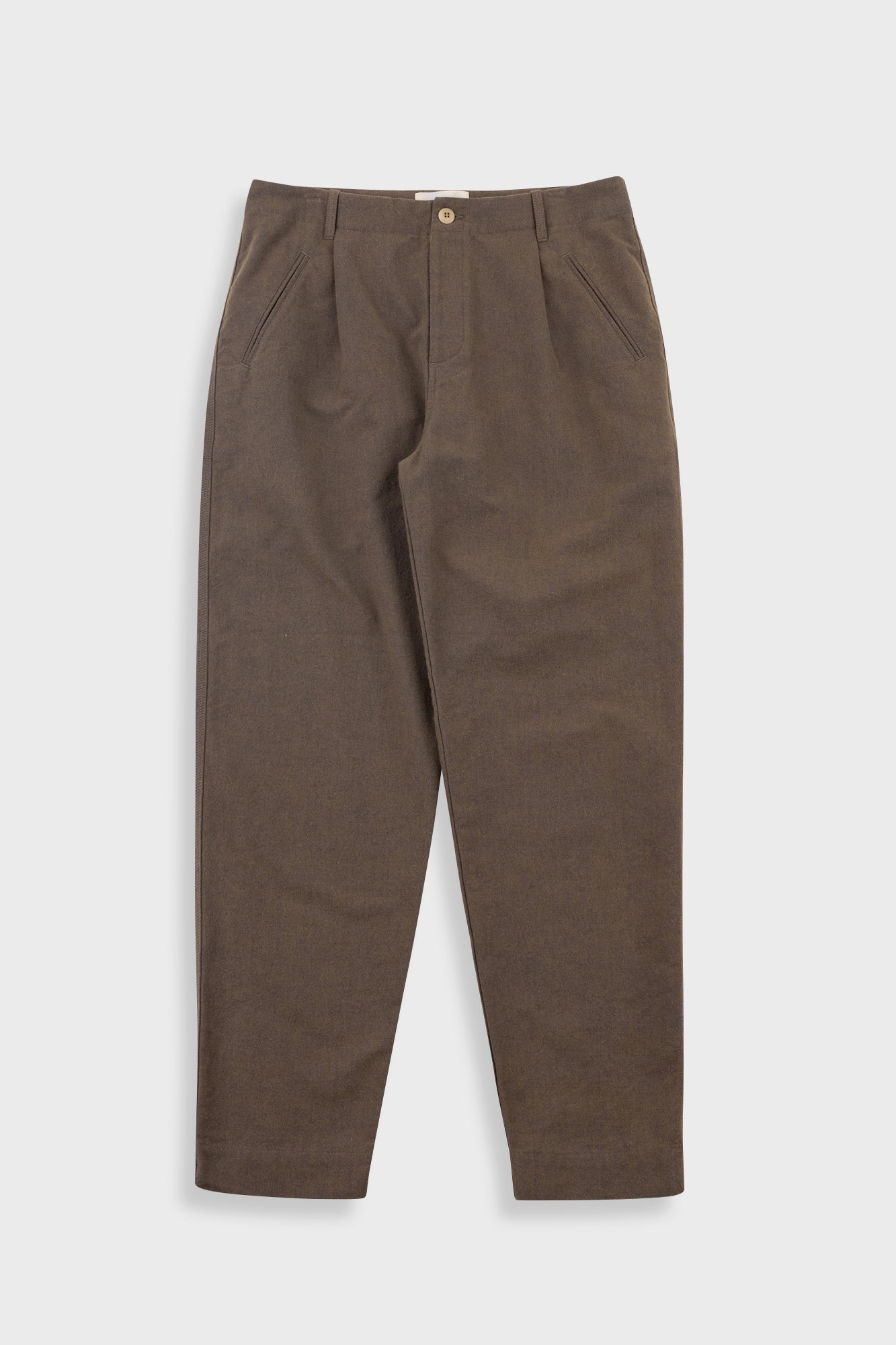 Folk | Folk Assembly Pant - Khaki Lightweight Moleskin