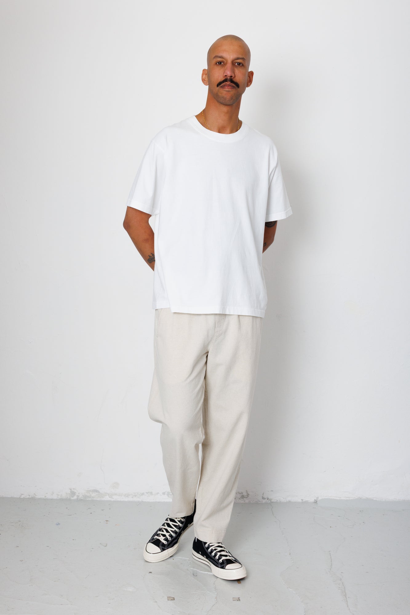 Folk | Folk Assembly Pant - Natural Linen Cotton Canvas
