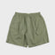 Green shorts on a white background